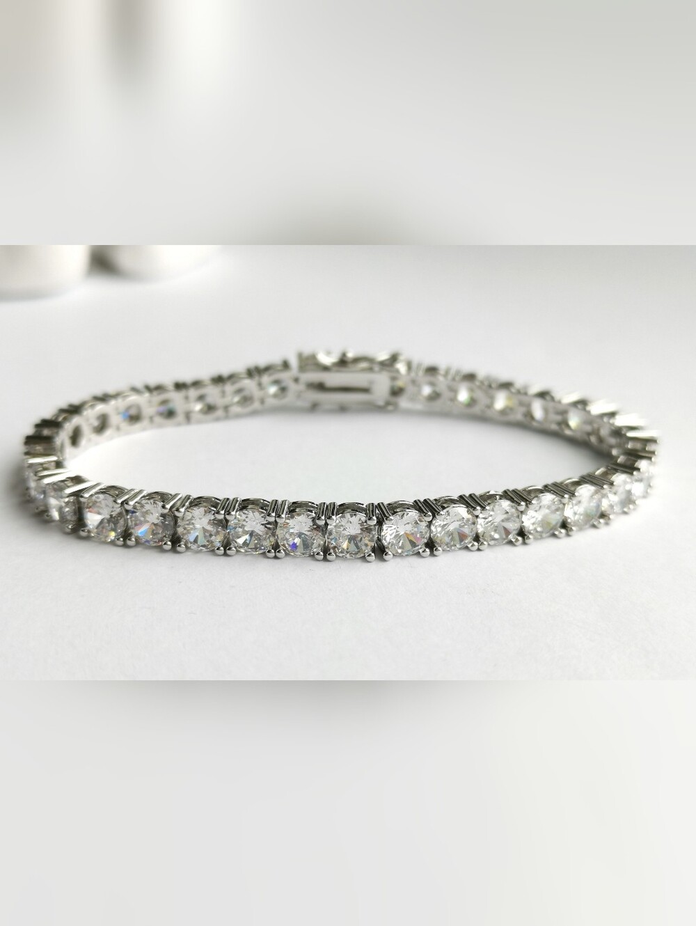 5mm CZ Tennis Bracelet 7" 🆕